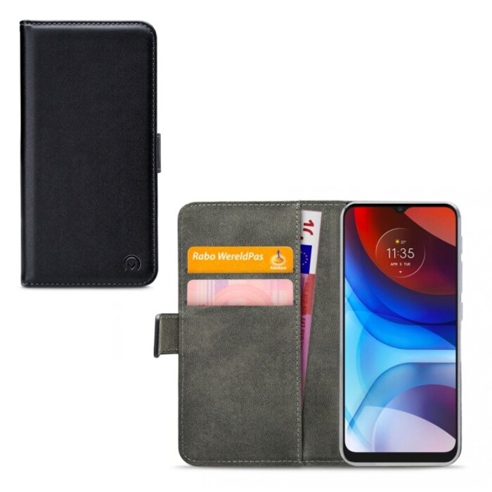 Mobilize Mobilize Classic Gelly Wallet Book Case Motorola Moto E7 Power / E7i Power Zwart