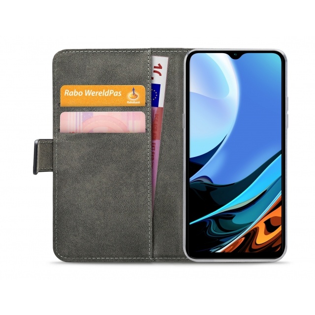 Mobilize Mobilize Classic Gelly Wallet Book Case voor Xiaomi Redmi 9T - Zwart