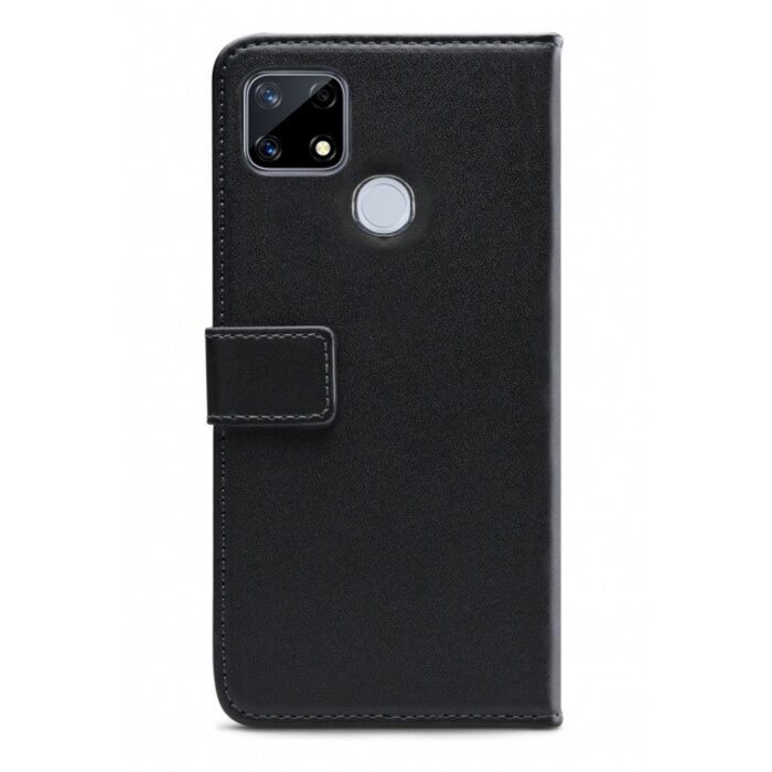 Mobilize Mobilize Classic Gelly Wallet Book Case voor realme 7i / C12 / C15 - Zwart