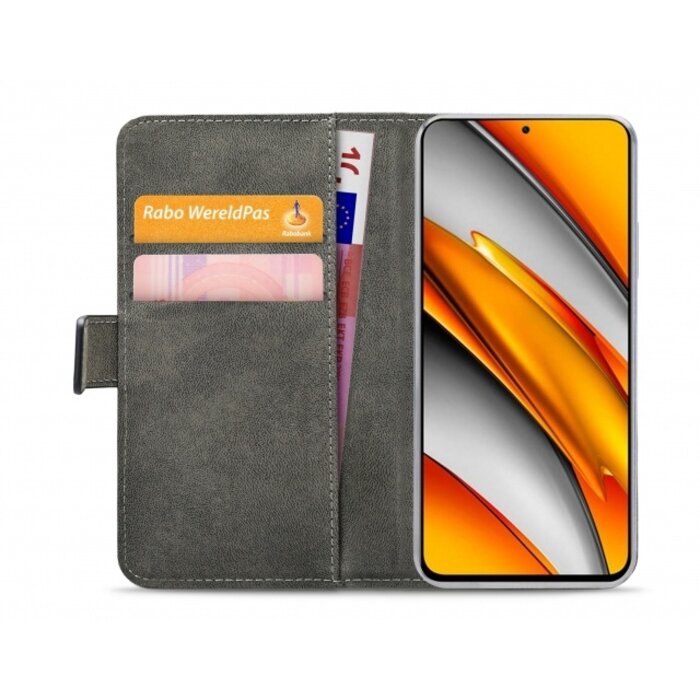 Mobilize Mobilize Classic Gelly Wallet Book Case Xiaomi Poco F3 / Mi 11i - Zwart