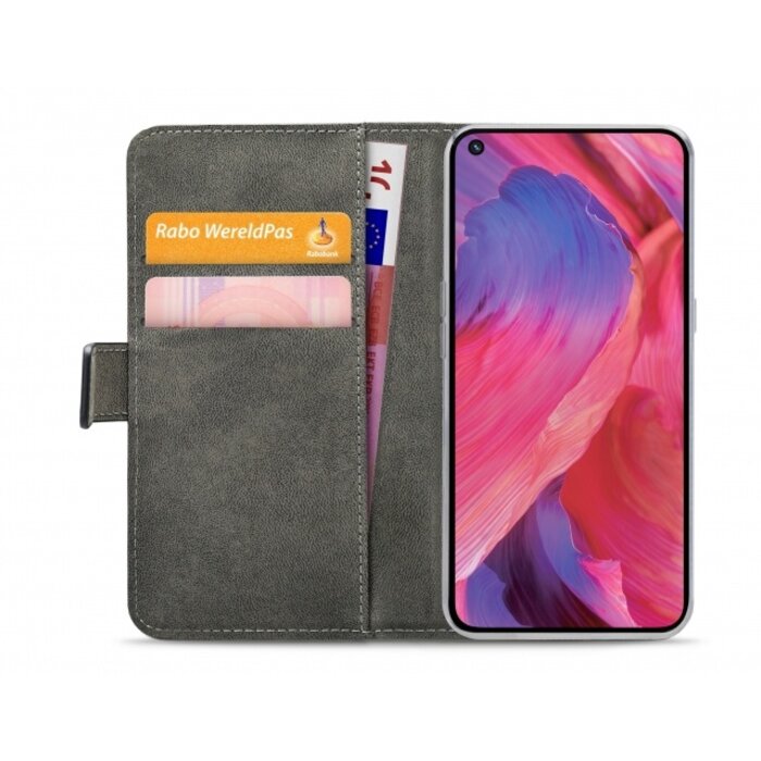 Mobilize Mobilize Classic Gelly Wallet Book Case OPPO A54 5G/A74 5G - Zwart