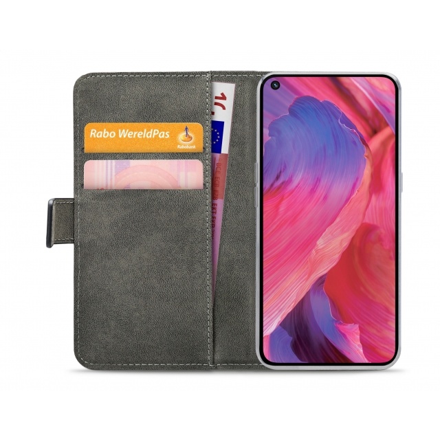 Mobilize Mobilize Classic Gelly Wallet Book Case OPPO A54 5G/A74 5G - Zwart