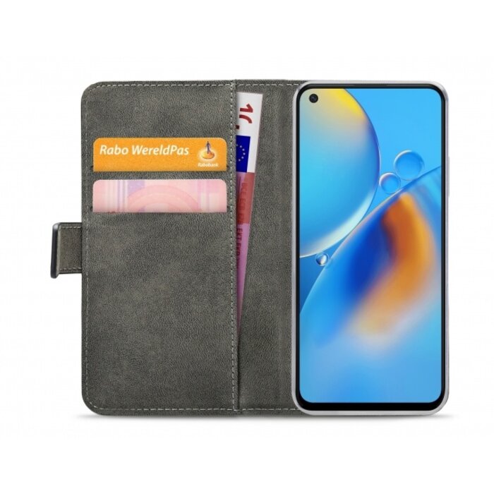 Mobilize Mobilize Classic Gelly Wallet Book Case voor OPPO A74 4G - Zwart