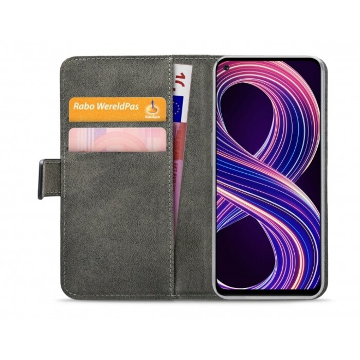 Mobilize Mobilize Classic Gelly Wallet Book Case realme 8 5G / Narzo 30 5G - Zwart