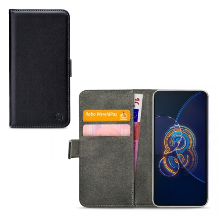 Mobilize Mobilize Classic Gelly Wallet Book Case ASUS ZenFone 8 Flip - Zwart