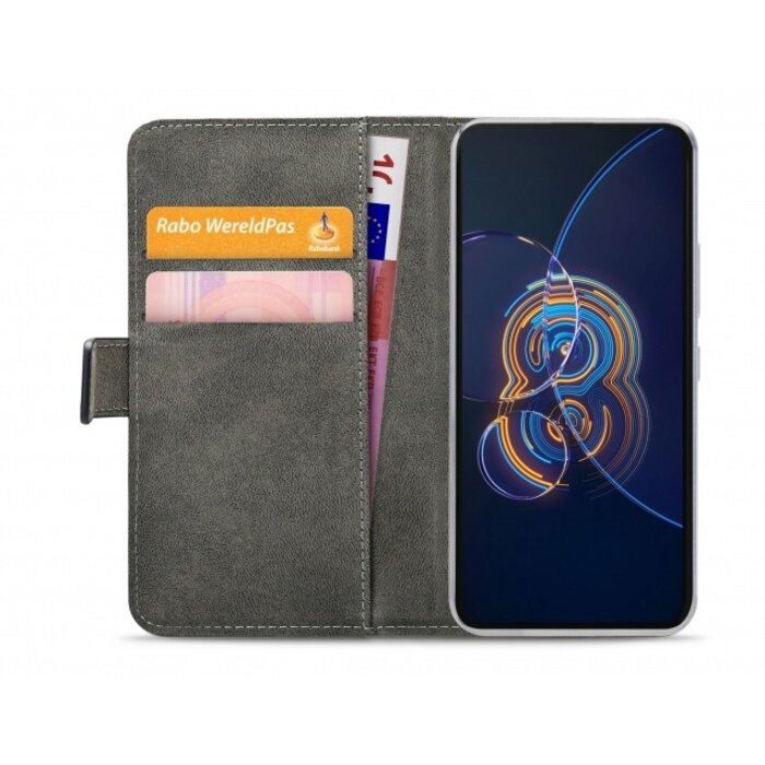 Mobilize Mobilize Classic Gelly Wallet Book Case ASUS ZenFone 8 Flip - Zwart