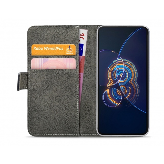 Mobilize Mobilize Classic Gelly Wallet Book Case ASUS ZenFone 8 Flip - Zwart, foto 4 van 6