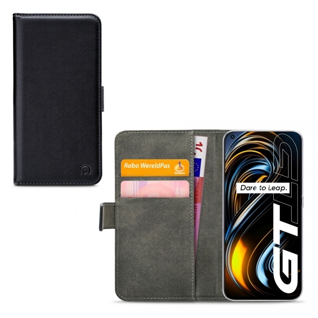 Mobilize Mobilize Classic Gelly Wallet Book Case realme GT 5G - Zwart