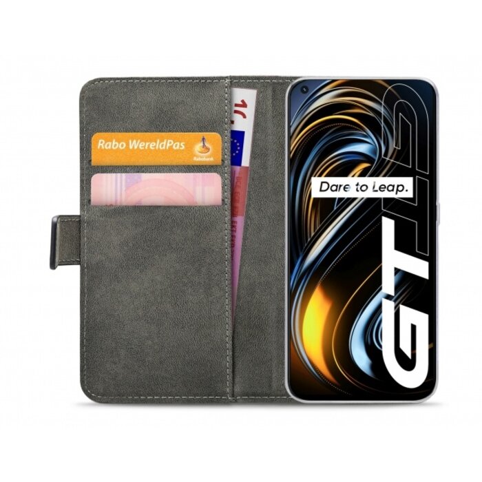 Mobilize Mobilize Classic Gelly Wallet Book Case realme GT 5G - Zwart