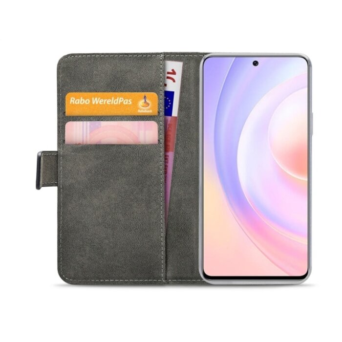 Mobilize Mobilize Classic Gelly Wallet Book Case Honor 50 SE Zwart