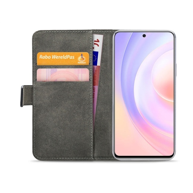 Mobilize Mobilize Classic Gelly Wallet Book Case Honor 50 SE Zwart