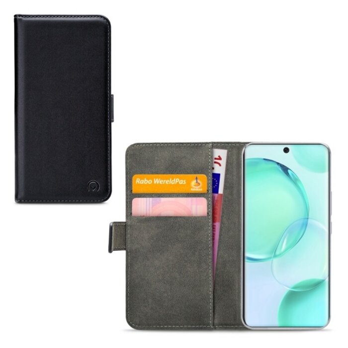 Mobilize Mobilize Classic Gelly Wallet Book Case Honor 50 Pro - Zwart