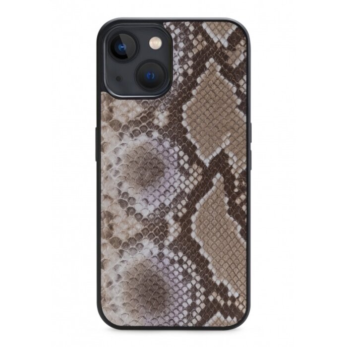 Mobilize Mobilize 2in1 Elegant Magnet Clutch iPhone 13 Mini - Beige Snake