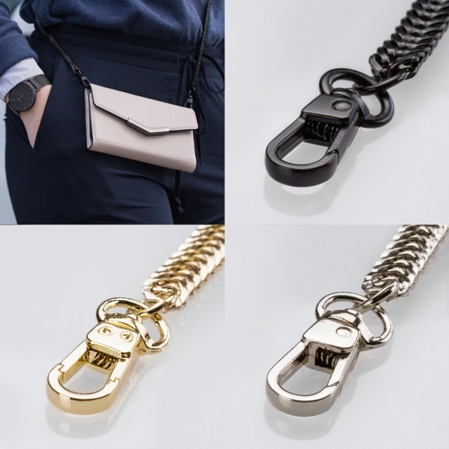 Mobilize Mobilize 2in1 Elegant Magnet Clutch iPhone 13 Mini - Beige Snake