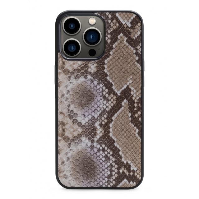 Mobilize Mobilize 2in1 Elegant Magnet Clutch Apple iPhone 13 Pro - Beige Snake