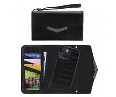 Mobilize Mobilize 2in1 Magnet Clutch Hoesje iPhone 13 Mini - Black Croco