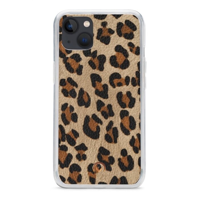 Mobilize Mobilize 2in1 Gelly Clutch voor Apple iPhone 13 Mini - Green Leopard