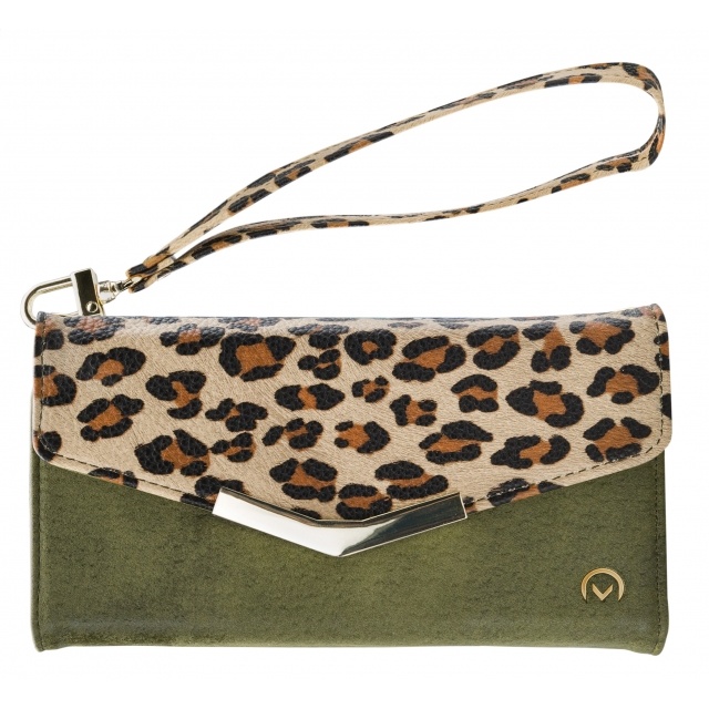 Mobilize Mobilize 2-in-1 Gelly Clutch Apple iPhone 13 Pro - Green Leopard