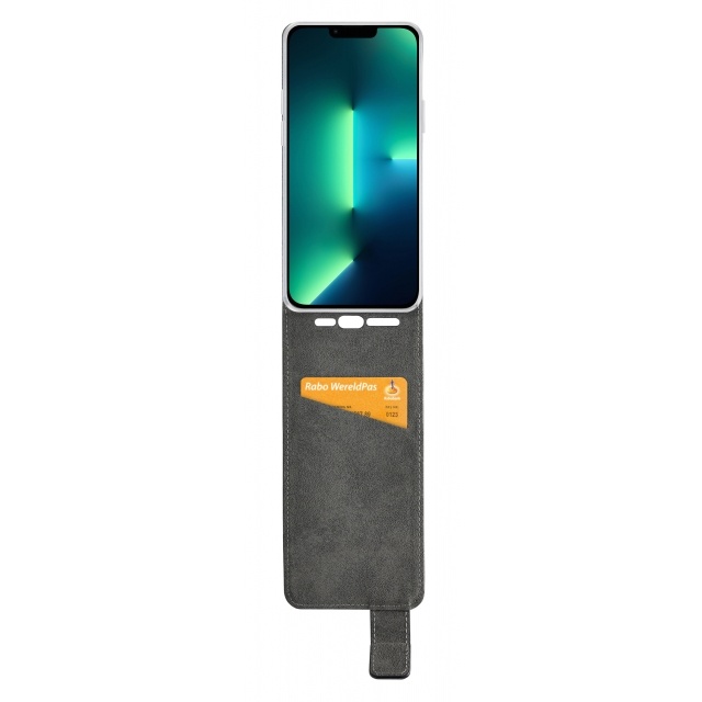 Mobilize Mobilize Classic Gelly Flip Case voor Apple iPhone 13 Pro Max - Zwart