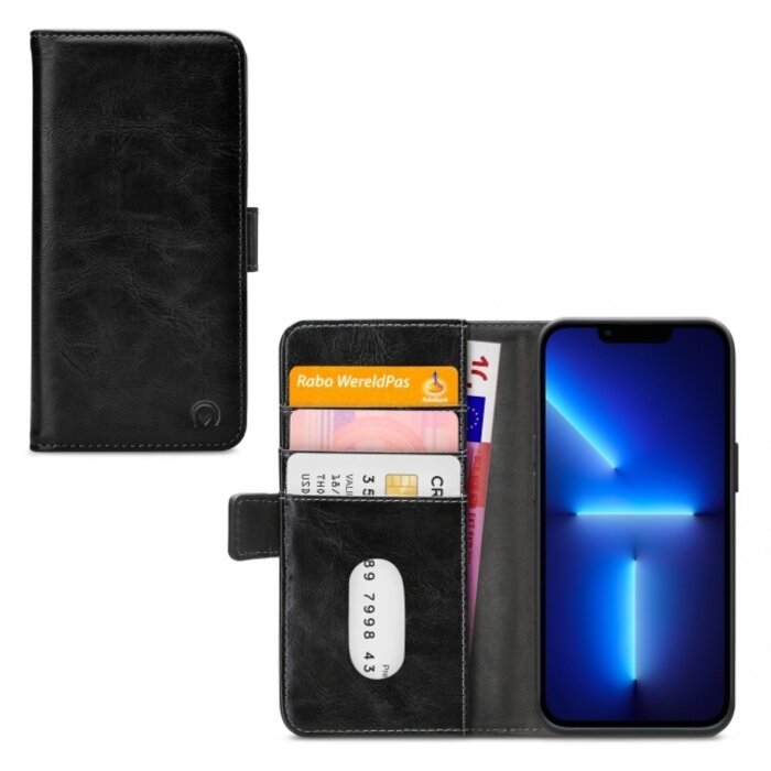 Mobilize Mobilize Elite Gelly Wallet Book Case - Apple iPhone 13 Pro - Zwart