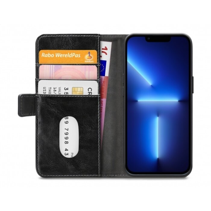 Mobilize Mobilize Elite Gelly Wallet Book Case - Apple iPhone 13 Pro - Zwart