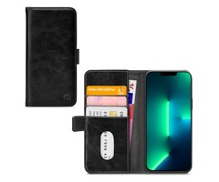 Mobilize Mobilize Elite Gelly Wallet Book Case iPhone 13 Pro Max Zwart