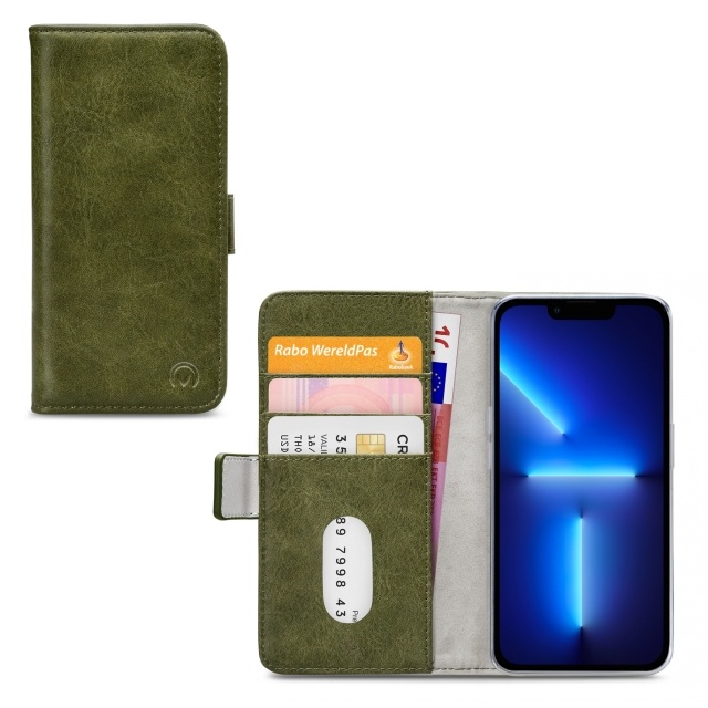 Mobilize Mobilize Elite Gelly Wallet Book Case Apple iPhone 13 Pro Green