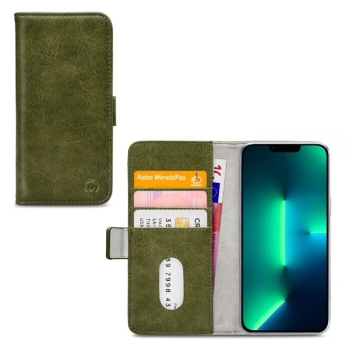 Mobilize Mobilize Elite Gelly Wallet Book Case voor Apple iPhone 13 Pro Max - Groen