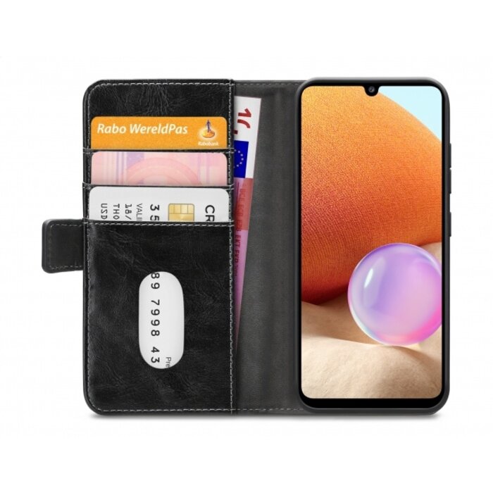 Mobilize Mobilize Elite Gelly Wallet Book Case Samsung Galaxy A32 4G - Zwart