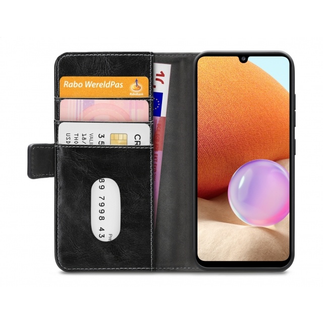 Mobilize Mobilize Elite Gelly Wallet Book Case Samsung Galaxy A32 4G - Zwart