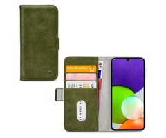 Mobilize Mobilize Elite Gelly Wallet Book Case Samsung Galaxy A22 4G - Groen