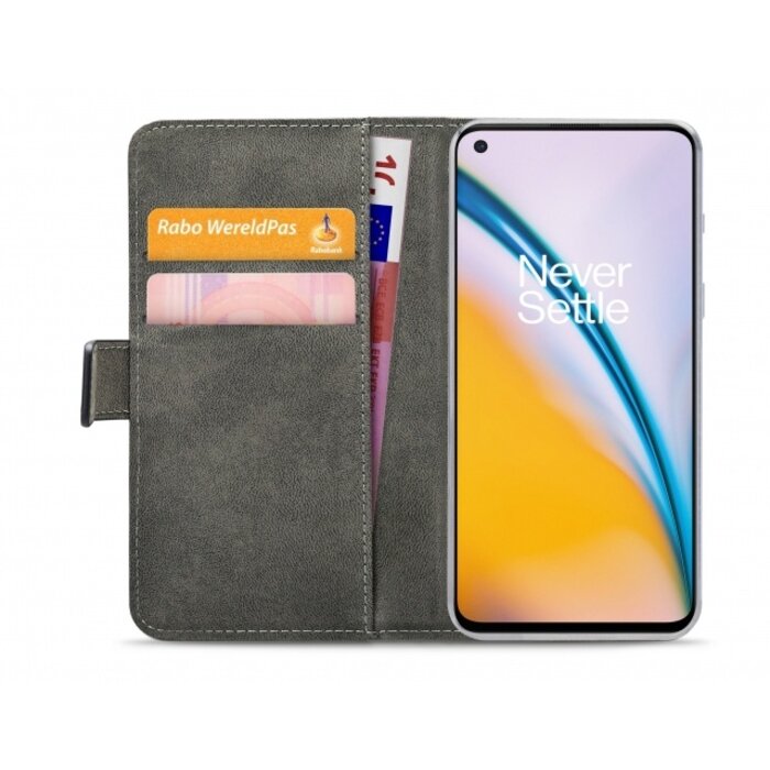 Mobilize Mobilize Classic Gelly Wallet Book Case OnePlus Nord 2 5G Zwart