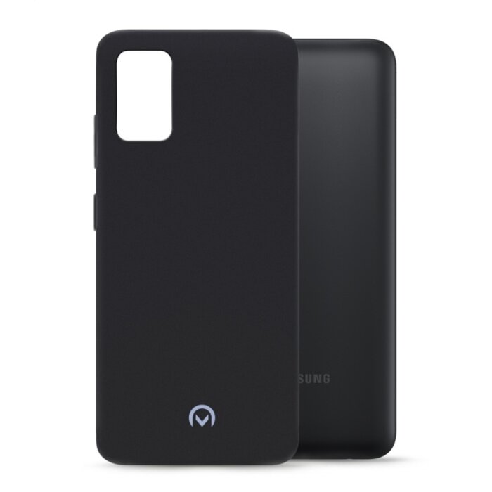 Mobilize Mobilize Rubber Gelly Case Samsung Galaxy A03s - Mat Zwart