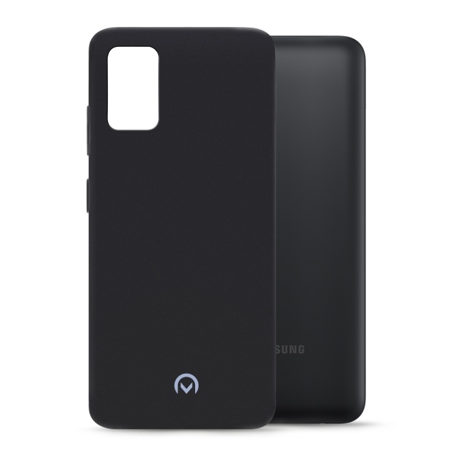 Mobilize Mobilize Rubber Gelly Case Samsung Galaxy A03s - Mat Zwart