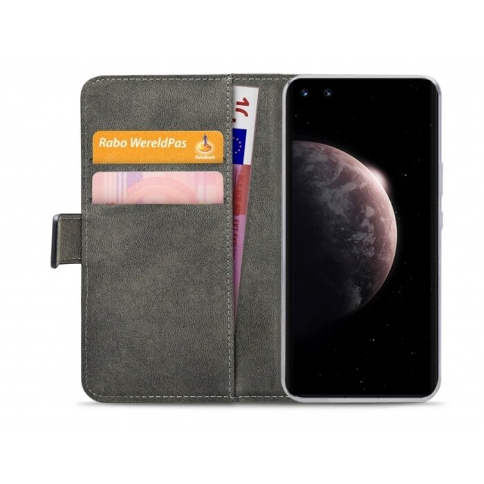 Mobilize Mobilize Classic Gelly Wallet Book Case Honor Magic 3 Pro 5G Zwart