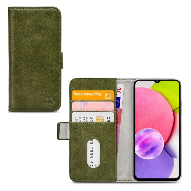 Mobilize Mobilize Elite Gelly Wallet Book Case Samsung Galaxy A03s - Groen