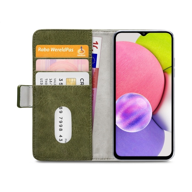 Mobilize Mobilize Elite Gelly Wallet Book Case Samsung Galaxy A03s - Groen