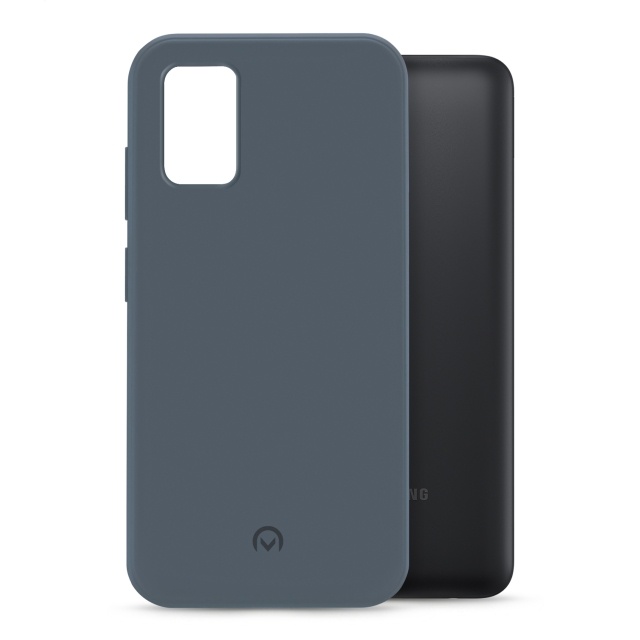 Mobilize Mobilize Rubber Gelly Case voor Samsung Galaxy A03s - Mat Blauw