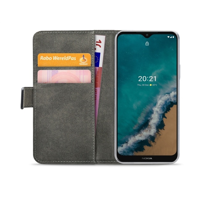Mobilize Mobilize Classic Gelly Wallet Book Case voor Nokia G50 5G - Zwart