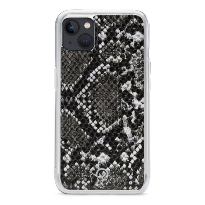 Mobilize Mobilize 2in1 Magnet Zipper Case Apple iPhone 13 Mini - Black/Snake