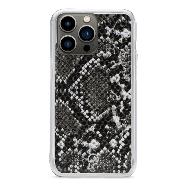 Mobilize Mobilize 2in1 Magnet Zipper Case Apple iPhone 13 Pro - Zwart / Snake, foto 5 van 6