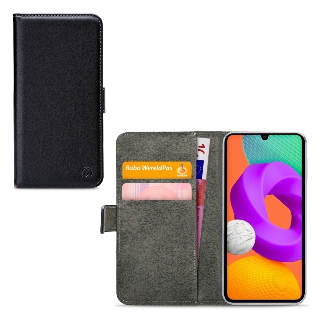 Mobilize Mobilize Classic Gelly Wallet Book Case voor Samsung Galaxy M22/M32 - Zwart
