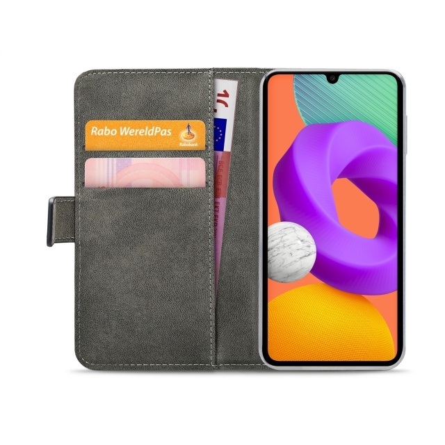 Mobilize Mobilize Classic Gelly Wallet Book Case voor Samsung Galaxy M22/M32 - Zwart