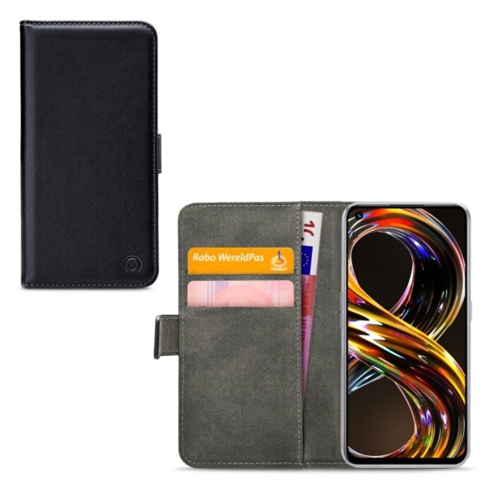 Mobilize Mobilize Classic Gelly Wallet Book Case realme 8i/Narzo 50 Zwart