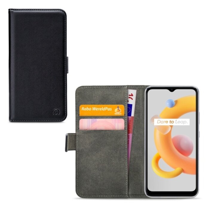 Mobilize Mobilize Classic Gelly Wallet Book Case realme C11 (2021) - Zwart
