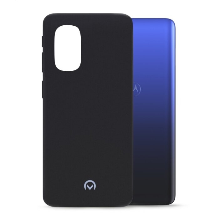 Mobilize Mobilize Rubber Gelly Case Motorola Moto G51 5G - Mat Zwart