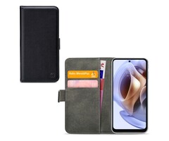 Mobilize Mobilize Classic Gelly Wallet Book Case voor Motorola Moto G31 / G41 - Zwart
