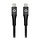 Mobilize Strong Nylon USB-C naar USB-C Kabel 2m - 100W Zwart