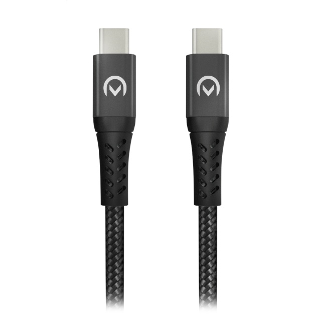 Mobilize Mobilize Strong Nylon USB-C naar USB-C Kabel 2m - 100W Zwart