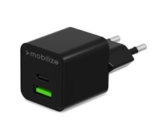 Mobilize Mobilize Wall Charger GaN 30W USB-C PD/PPS + USB-A Zwart